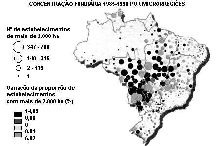 Estrutura fundiária Estrutura fundiária é a divisão de terras.