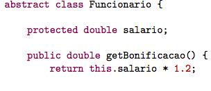 Classe abstrata p O código acima não compila.