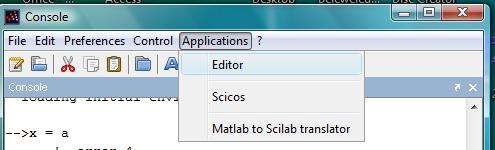 O Editor SciPad Use sempre o SciPad para construir