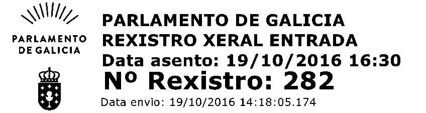 RÉXIME ECONÓMICO MATRIMONIAL: DATA DA PRESENTACIÓN DA CREDENCIAL NA CÁMARA: 06-10-2016 CIRCUNSCRICIÓN ELECTORAL POLA QUE FOI