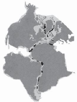 Geologia Geral 1. A observação de mapas de contornos dos continentes mostrava uma similaridade entre a linha de costa da América do Sul e da África (Figura 9.3). 2.