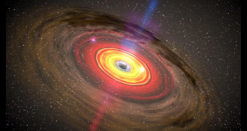 Há um vazio de buracos negros com massas de 100 a 10000 Md.