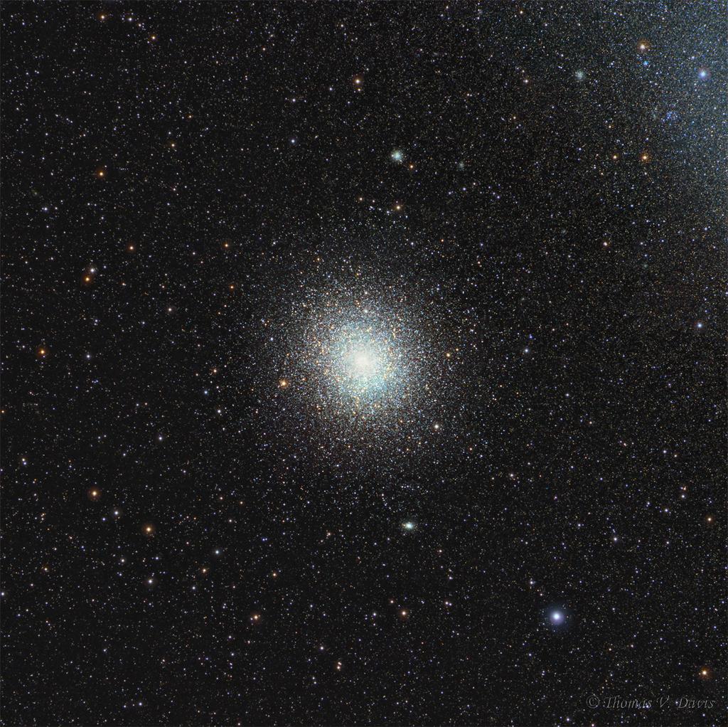 Buraco negro em 47 Tucanae 47 Tucanae, segundo maior aglomerado globular da nossa galáxia. M «7 ˆ 10 5 Md.