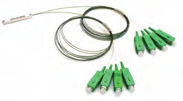 47 s o l u ç õ e s FTTX SPLITTERS Os splitters servem para receber os cabos de exteriores e distribuir as sua fibras aos cabos drop.