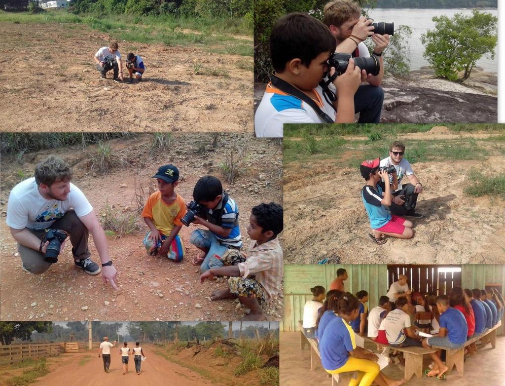 Fotos realizadas durante as atividades da Oficina de