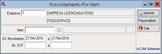 informações consolidadas pelo período informado