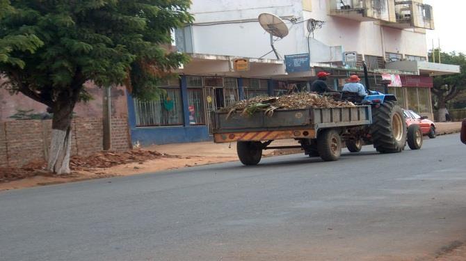 ao longo das vias públicas.