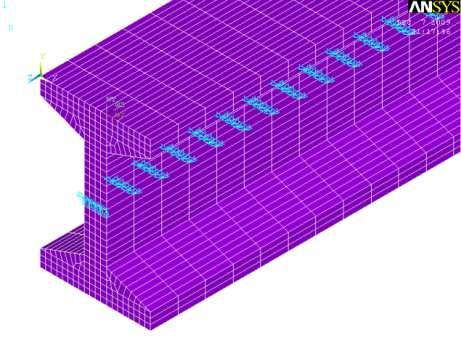 Modelagem Numérica Simplificações: Módulo de elasticidade Cabos de protensão Amortecimento Elemento Situação I (cm 4 ) A(m²) L (m) Íntegra