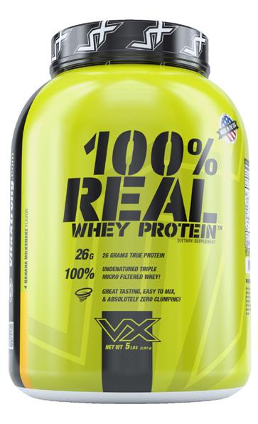 proteína de forma eficiente, como no VX 100% Real Whey Protein, a proteína ou será armazena como gordura ou será expelida do