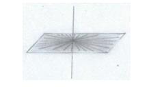 um dado ponto, provar que é única e designar a interseção da reta com o plano por «pé da perpendicular» e por «projeção ortogonal do ponto no plano» e, no caso em que o ponto pertence ao plano, a