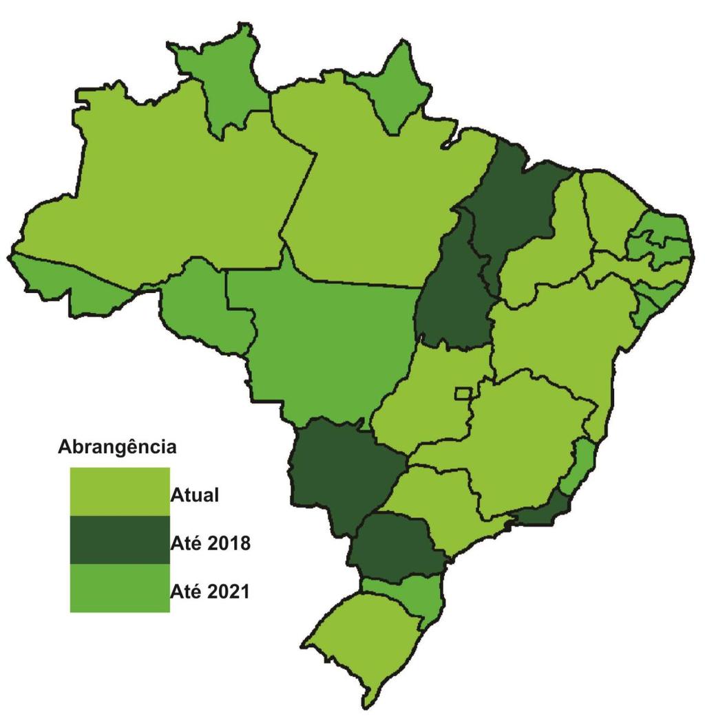 Abrangência Nacional ABRIN CRC s e Associados Nº das Redes de CRC S: Impacto Socioambiental 3.