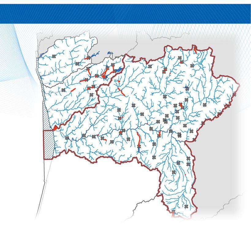 2. PGRH-Norte - Pressões quantitativas e hidromorfológicas Pressões