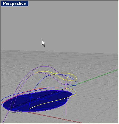 Com as linhas do objeto prontas, vamos desenhar as curvas para gerar a superfície