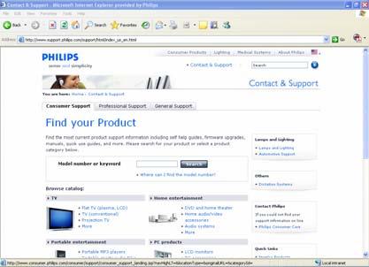 Configuração do firmware ATENÇÃO Nunca apague ou mude o nome da pasta Firmware no Disco Rígido Multimédia Philips. Se tal ocorrer, ver Procedimento de recuperação.