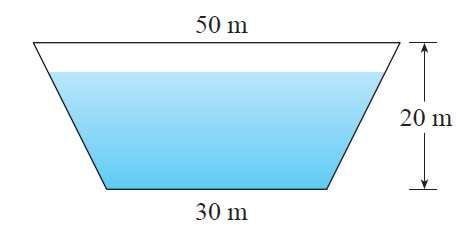 6.2 Momentos e Centros de Mss 6 APLICAÇÃO À FÍSICA E À ENGENHARIA A ltur é de 20m e lrgur é de 50m no