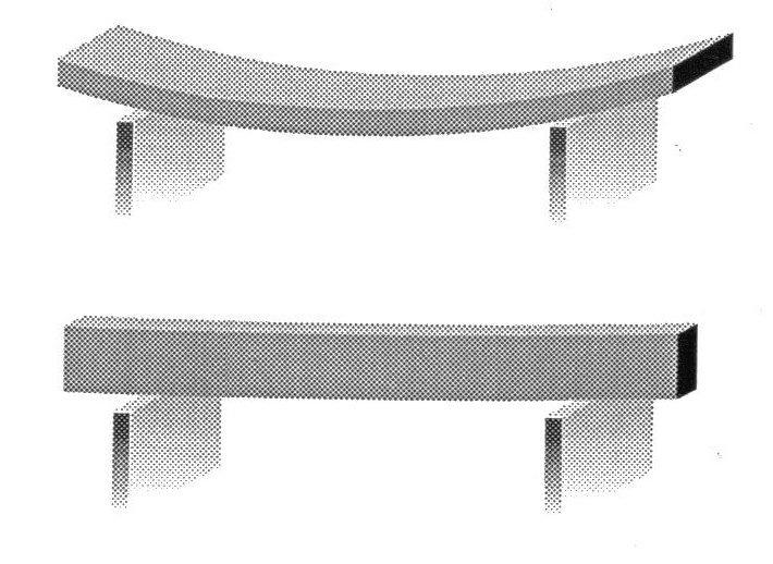 Esforços Internos em Vigas Se forem aplicadas também forças axiais, teremos um esforço interno normal N = esforço normal Q = esforço cortante M = momento fletor PUC-Rio NECE Estruturas Submetidas à