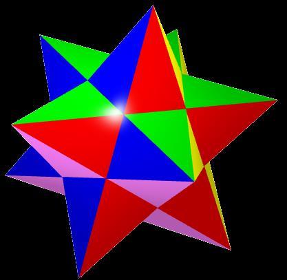 Tabela 3 - Sólidos de Kepler-Poinsot Poliedros Nº de faces Nº de arestas Nºde vértices Pequeno dodecaedro estrelado 12 30 12 Grande