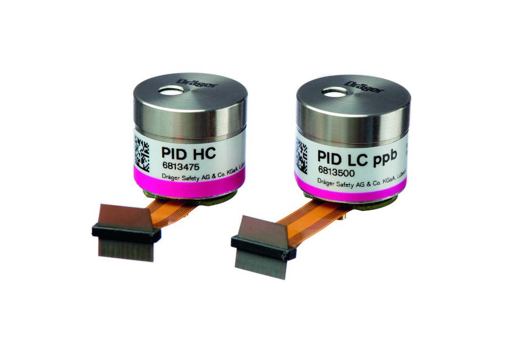 Sensores PID DrägerSensors Sensores PID são a escolha ideal para a detecção de baixas concentrações de compostos orgânicos voláteis Um PID