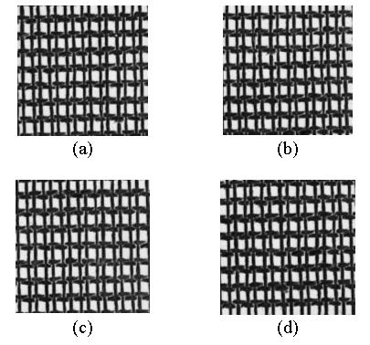 Figura 8. Curva Multiescala para o padrão 1 de Brodatz. Figura 6. Bloco 2 - Imagens retiradas do padrão 20 de Brodatz testadas com o método de Dimensão Fractal Multiescala por Fourier implementado.
