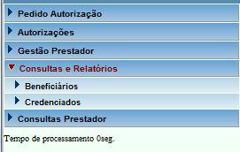 CONSULTAS E RELATÓRIOS BENEFICIÁRIOS CONSULTA BENEFICIÁRIOS