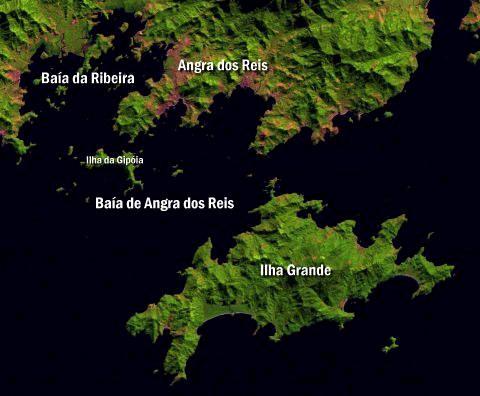 Área estudada Angra dos Reis Serra do Mar Região de freqüente ocorrência de