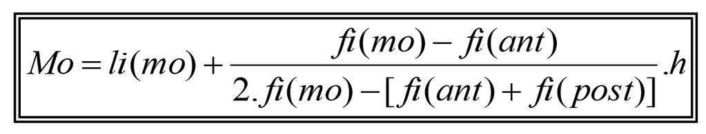 Unidade: Cálculos estatísticos para análise e tomada de decisão A classe que apresenta a maior frequência é denominada classe modal.