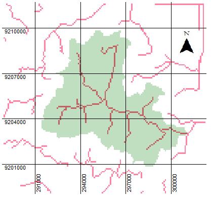 a) b) Figura 3: a) Rede de drenagem; b) Mapa de uso do solo da bacia do rio Cuiá.