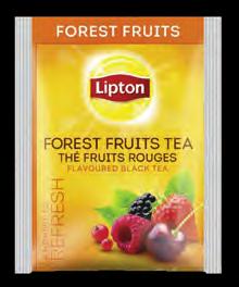LIPTON FOREST FRUITS Lipton juntou o melhor de dois mundos: