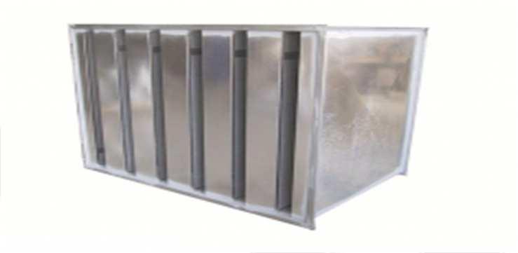 SLW series Atenuadores Acústicos / Silenciadores de Ventilação Atenuadores rectangulares construídos em chapa de aço galvanizado, com elementos absorsores sonoros internos dispostos em paralelo