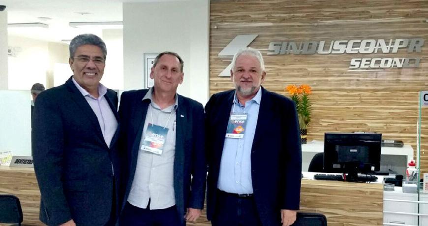 SICMA Diretores participam de Encontro Nacional do SECONCI presidente do Sindicato das O Indústrias da Construção e do Mobiliário de Anápolis (Sicma), Anastácios Apostolos Dagios e os diretores