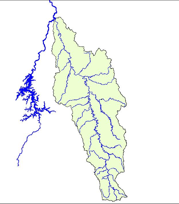 Fish species distribution Brycon