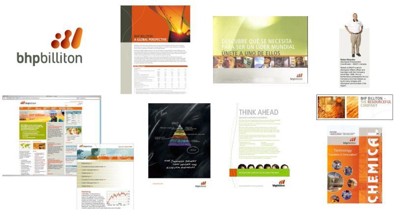 115 Numa análise individual de cada uma das marcas das empresas concorrentes, as empresas de consultoria Lippincott-Cauduro (2007) identificaram os principais aspectos de cada marca e a apresentação