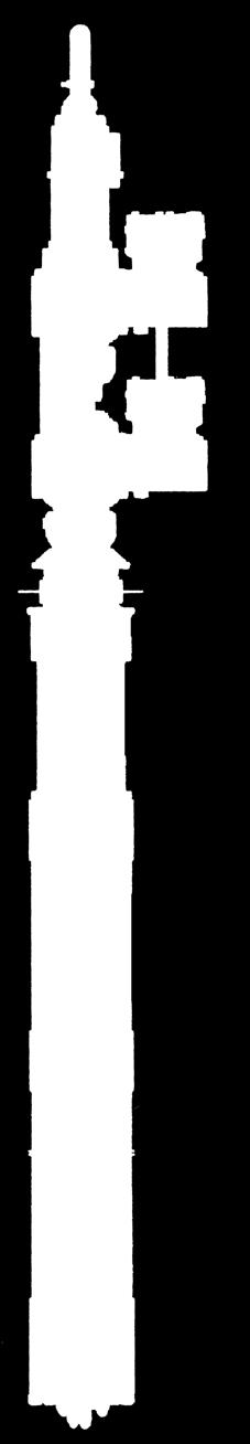 (B) The next day a second row is made between the primary row with the casing shoe cutting 1 ½ inches into each one of the primary piles. Secant to them.