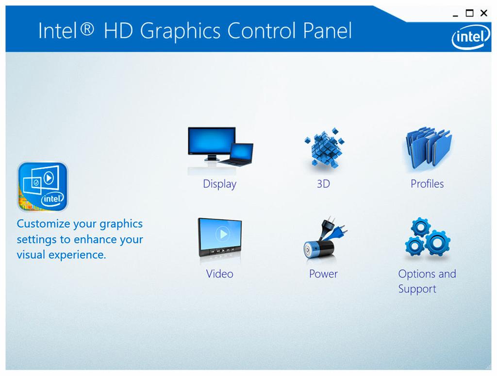 Alteração das configurações do ecrã no Painel de Controlo do Intel HD Graphics 1 Dê um duplo clique com o rato ou prima e mantenha premido o ambiente de trabalho, e seleccione Propriedades do ecrã