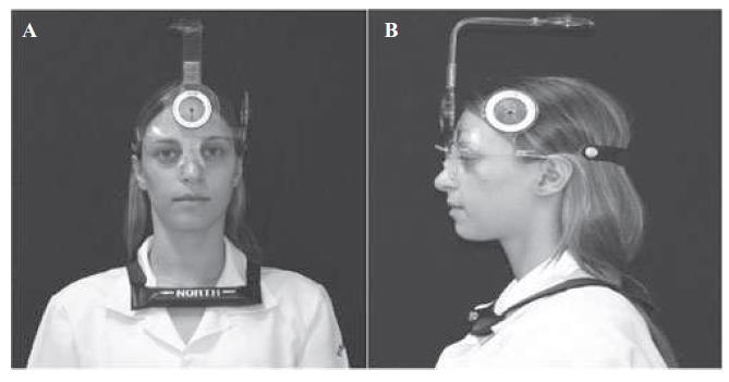 30 Figura 03- Cervical Range of Motion (CROM), A plano frontal e B plano sagital. 3.