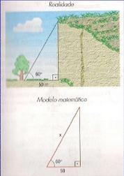 Assim, para calcualr a altura de uma montanha ou a distância entre as margens de um rio, por exemplo, usa-se um instrumento de precisão para medir ângulos, chamado teodolito, e aplica-se as razões