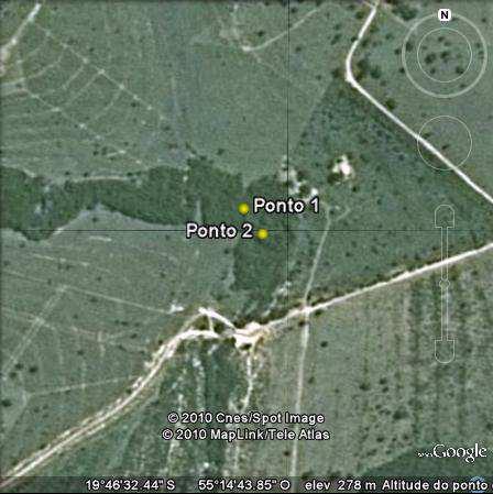Taboco, MS. Fonte: Google earth, 2010.