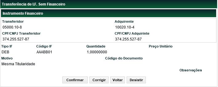 Campos O Motivo Redução de Compulsório está disponível apenas para os seguintes instrumentos de captação: DI, DIR, LFSC e LFSN.