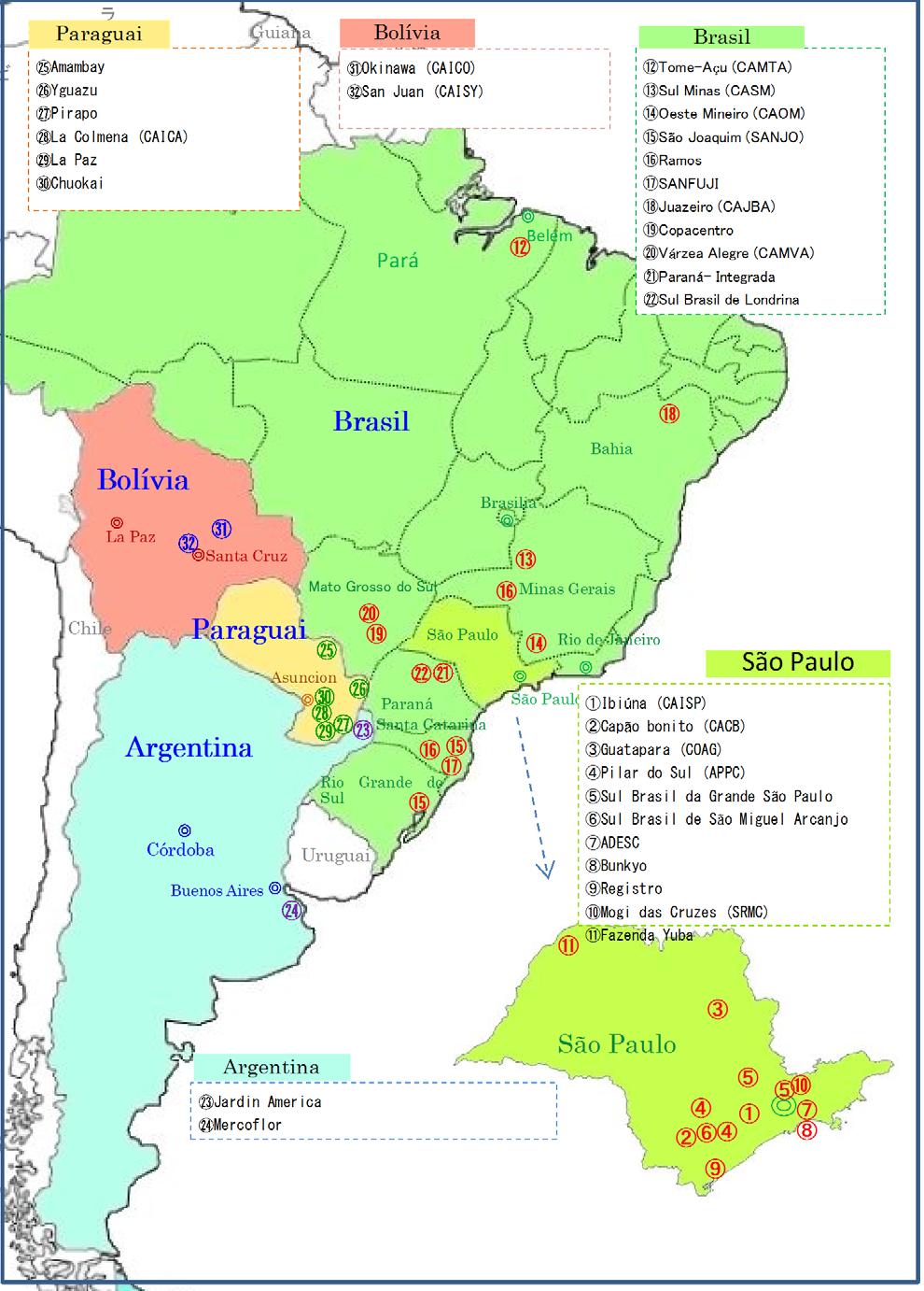 Mapa da localização do