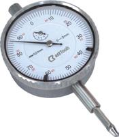 00012" 2,0 N 630-006-10 0-0.25" 630-010-10 0-0.5" 630-005 630-005-10 620 Relógio Comparador Marcador de tolerância. Cremalheira à prova de choque. Norma (ISO / GB) (ANSI) 8 mm ou 3/8.