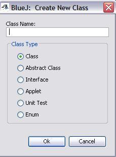 Para criar uma nova classe, use o botão New Class.