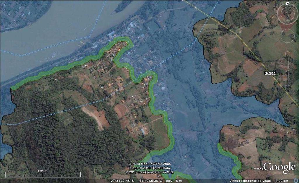 O aproveitamento Panambi, seja na cota 130,0 m ou na cota 120,5 m, afetaria as cidades de Alba Posse e Porto Mauá, também impactadas pelas duas cotas de Roncador.