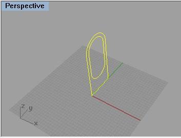 Para fazer a extrusão: -Menu solid > extrude planar curve > straight.