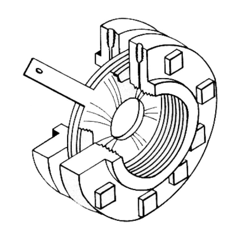 Tomada de leitura em canto de flange