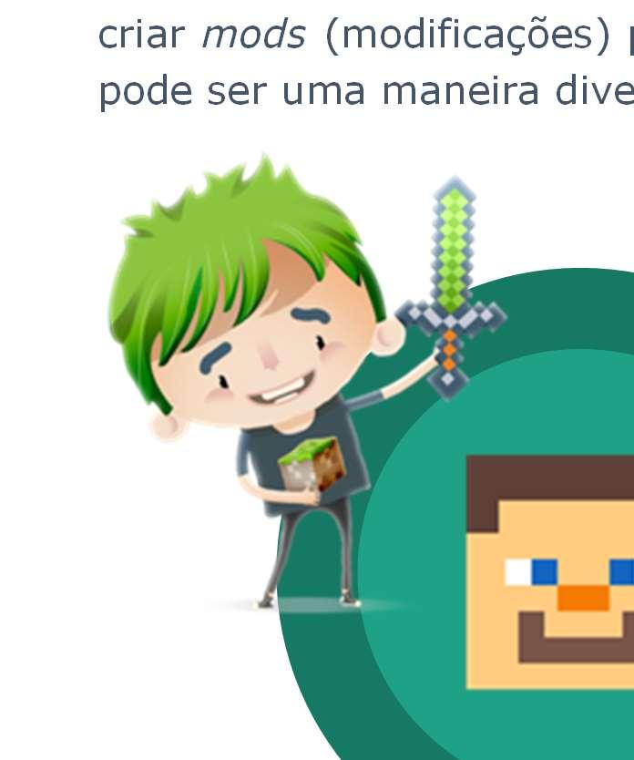 Criar os seus próprios mods para Minecraft pode ser uma maneira divertida de ter o primeiro contato com a ciência da computação. O Que Aprendem?