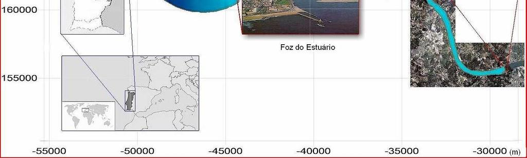 Apesar da parte portuguesa da bacia ser bastante mais pequena que a parte espanola, a sua variedade em termos orográficos é bastante mais intensa, as altitudes variam entre 0 metros junto à Foz (S.
