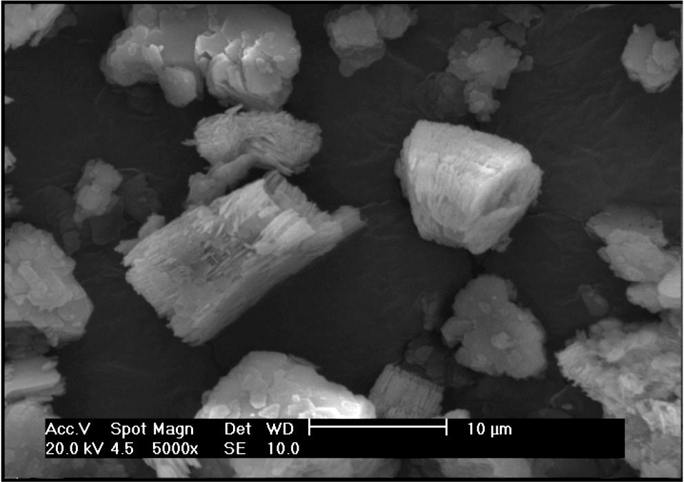 E. A. Hildebrando et al. / Cerâmica 58 (2012) 453-458 456 fases zeolíticas cristalizadas, neste aparece apenas uma banda larga característica de material amorfizado.
