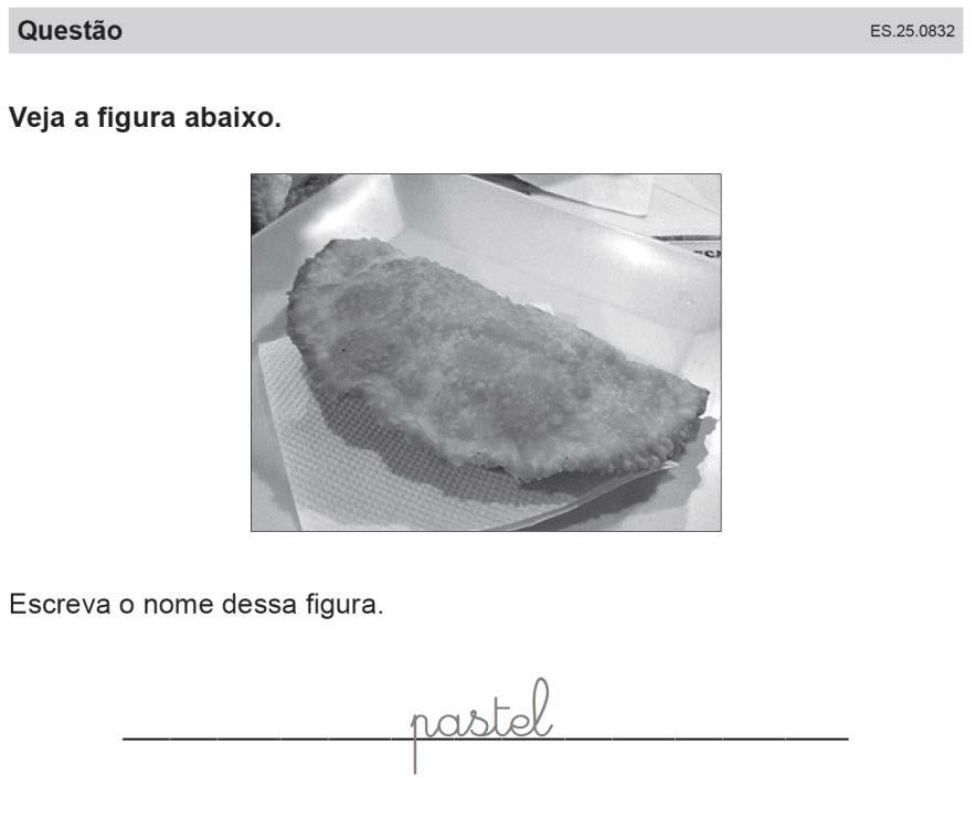 ITEM No caso dos itens que avaliam as habilidades de escrita, temos: Enunciado Suporte (quando necessário para a resolução do item)