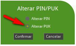 2. Alteração de senha PUK Abra o Safesign, seguindo o passo anterior, e clique em Gerenciar PIN / PUK.