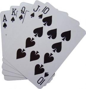 As Mãos do Poker Straight Flush A melhor mão de poker é o Straight Flush. São cinco cartas em sequência e do mesmo naipe. É muito raro.